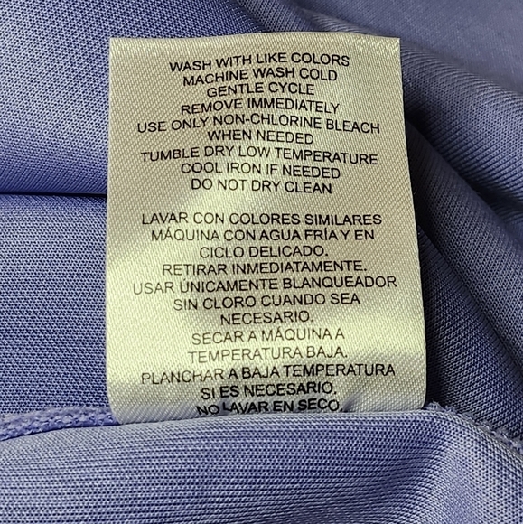 Mondetta Bright Periwinkle Pullover Sweatshirt Top Size Large - Picture 6 of 6